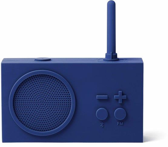 Radio FM&Enceinte Bluetooth bleu sombre Tykho 3 - Lexon