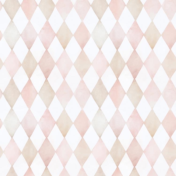 Papier peint Harlequin rose 