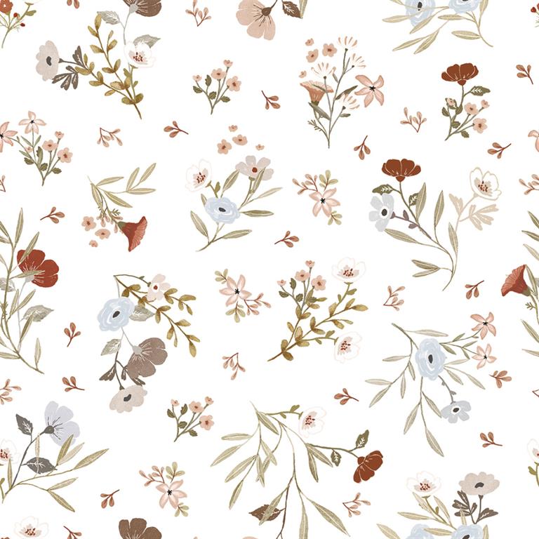 Papier peint Floral Poetry neige 