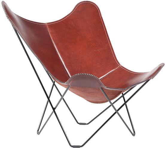 Fauteuil AA Butterfly Vintage Chêne - Cuero