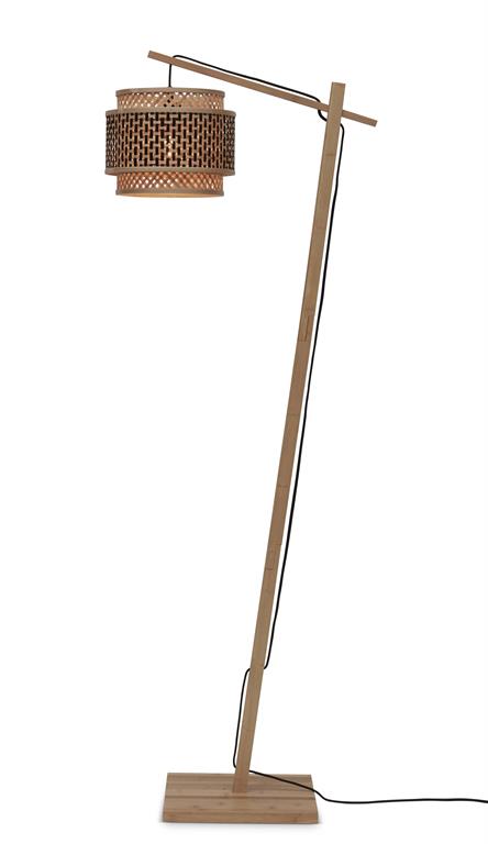 Lampadaire bambou brun Ø25cm