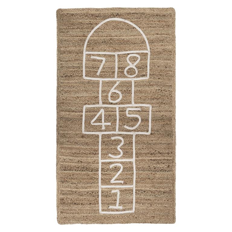 Tapis jute Beige