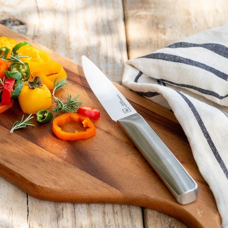 Couteau office en céramique - gris métalliséMETALIS