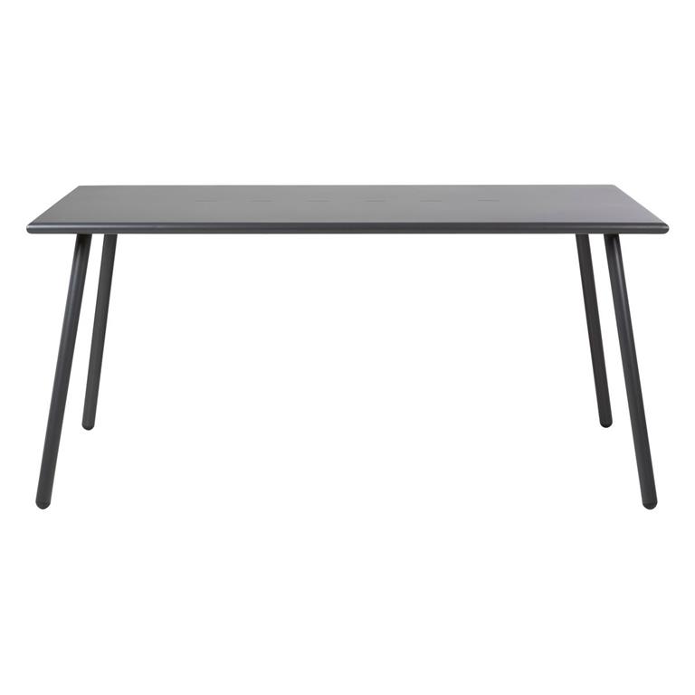 Table de jardin métal anthracite