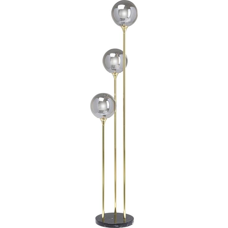 Lampadaire 3 globes en verre