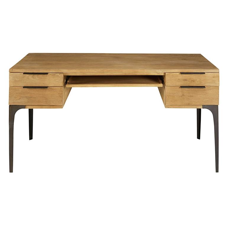 Bureau 4 tiroirs en manguier et acacia