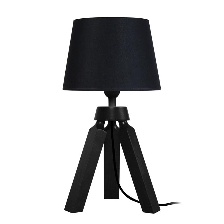 Lampe a poser bois  noir
