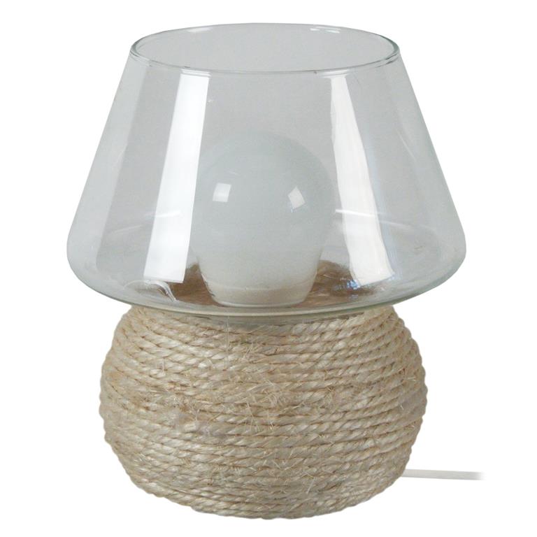 Lampe a poser verre claire 15