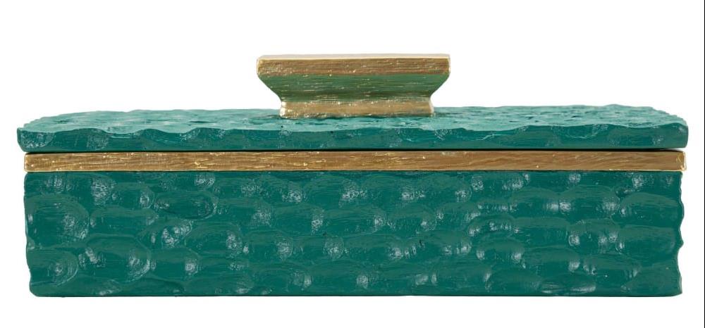 Coffret en résine verte 18