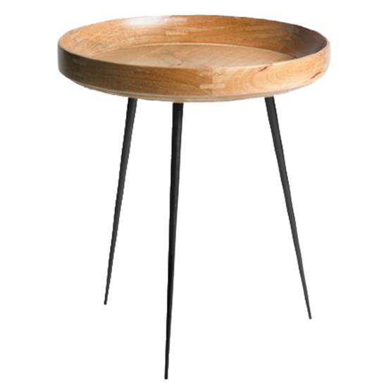 Table basse en bois naturel S Bowl - Mater
