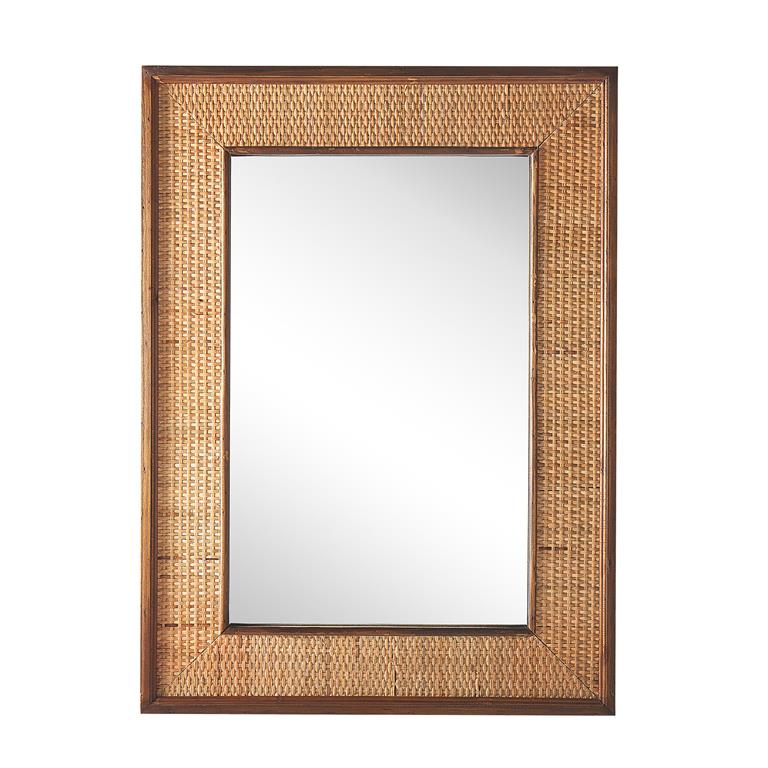 Miroir en bois bois clair 74x54