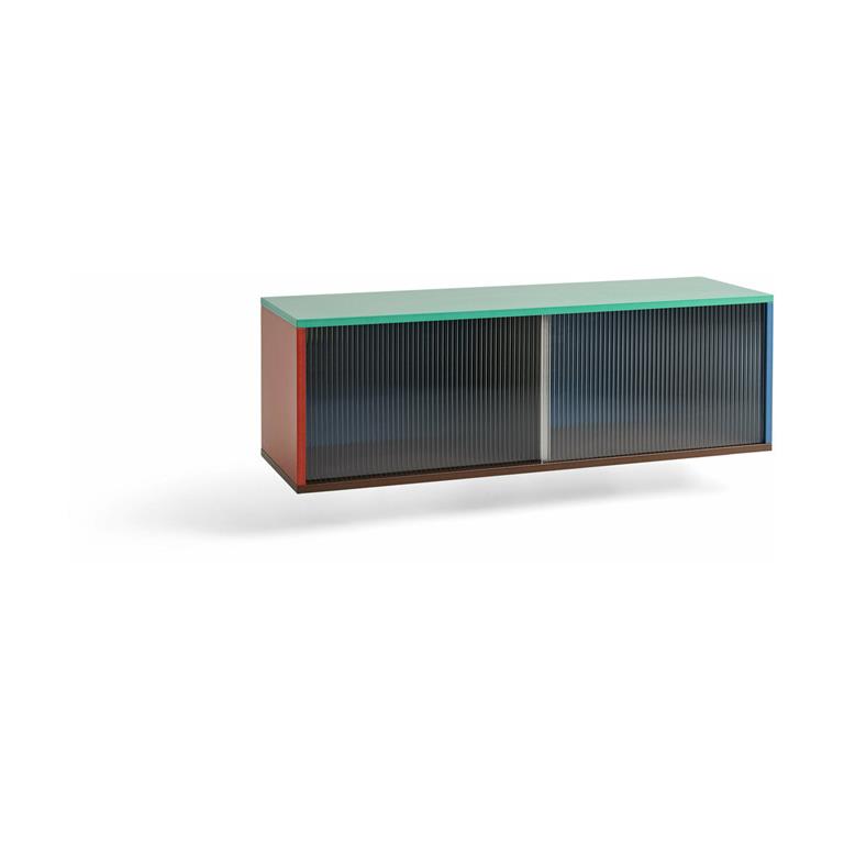 Module de rangement à portes vitrées M en bois Multi - Hay