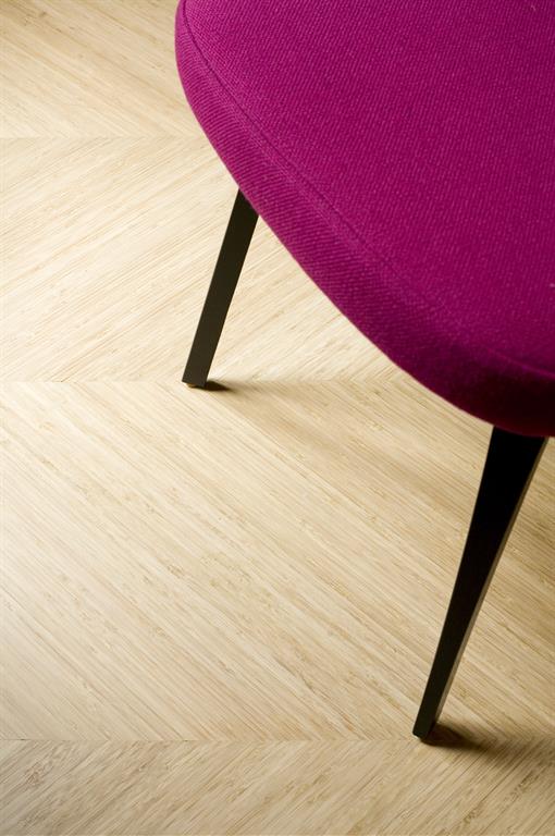 Parquet en bambou en point de Hongrie