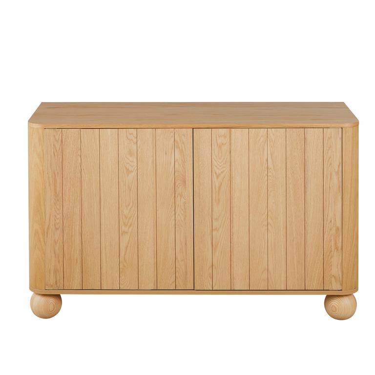 Optez pour le design du  buffet 2 portes NUMBAT  est à la fois classique et intemporel. Les nuances riches du bois de frêne et de chêne ajoutent une ...