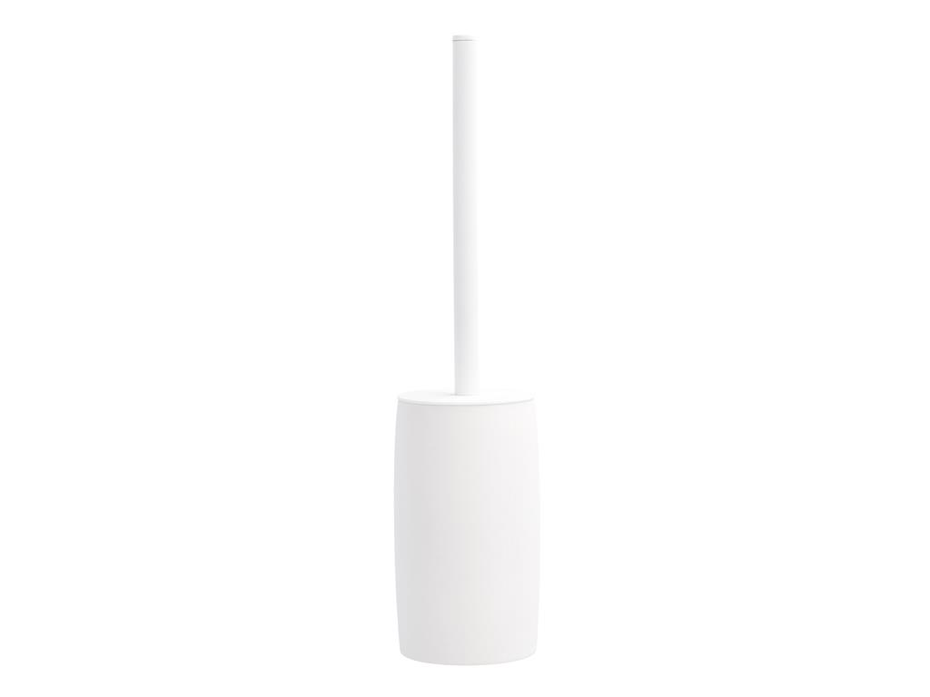 Brosse de toilette en grès blanc