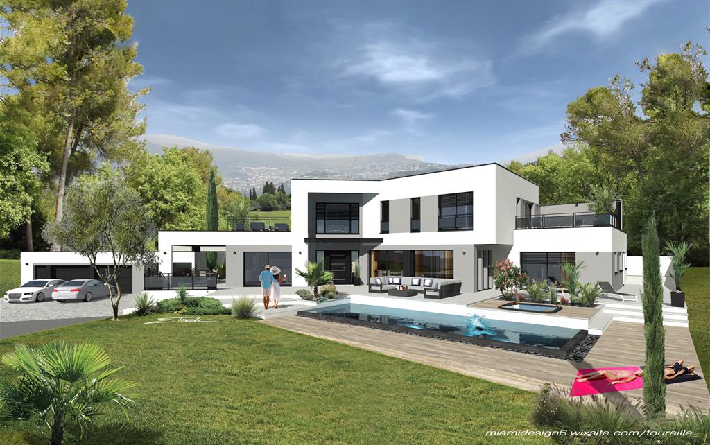 Etude et conception d'une villa ultra-contemporaine de standing avec étage