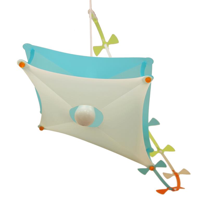 Suspension enfants Cerf-Volant Bleu 18cm