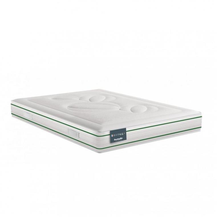Matelas Dunlopillo EUGEN 7 180 x 200 x 22 cm mousse 14 cm 100% Latex accueil moelleux soutien ferme