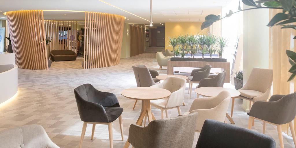 Rénovation et aménagement des espaces communs de l'hôtel Novotel http
