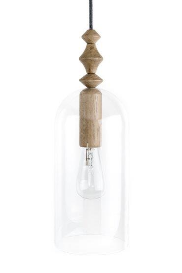 Suspension en verre et bois Hulub - Kolorowe Kable