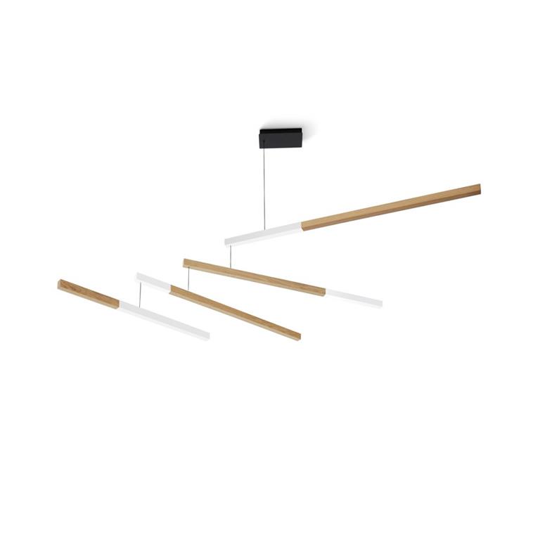 Mobile suspension tasso nez en bois blanc