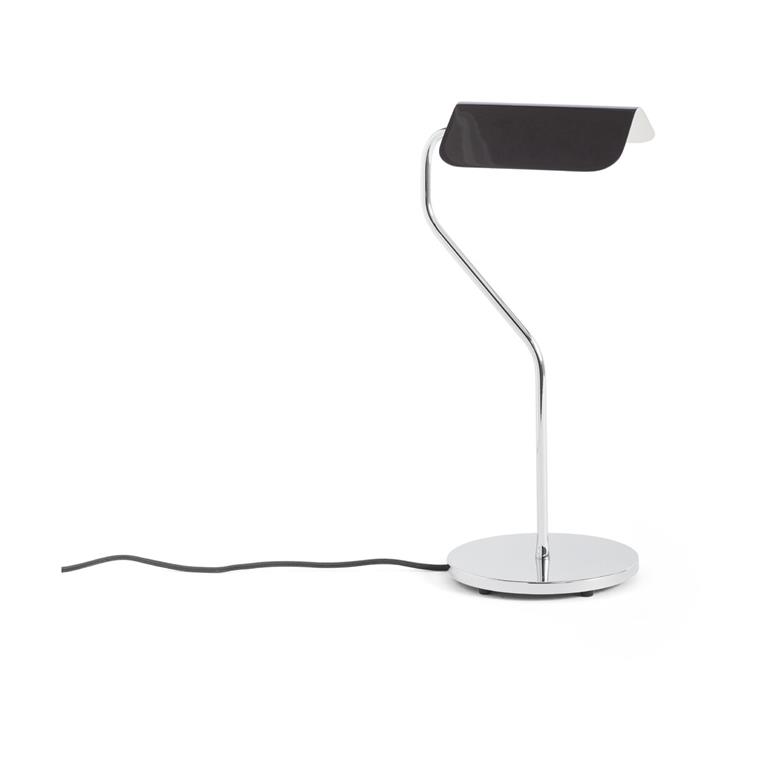 Lampe de bureau base incurvée noire Apex - HAY