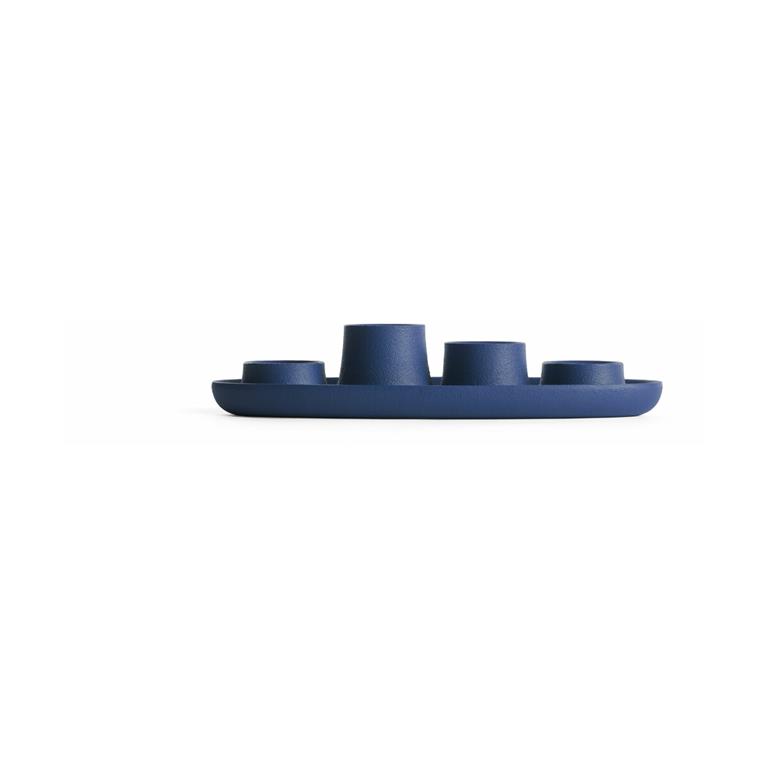 Bougeoir quadruple bleu marine Aye Aye