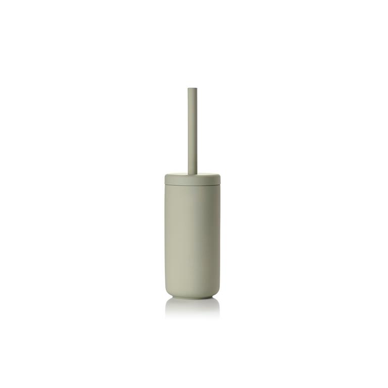 Brosse de toilette en argile vert pistache