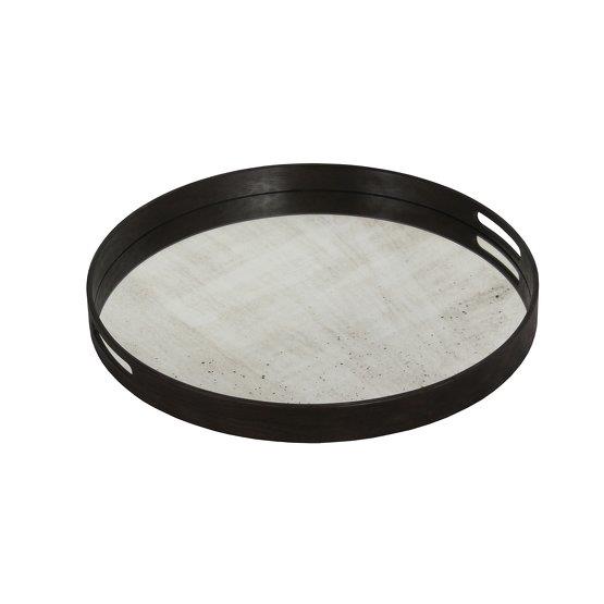 Plateau rond Light Aged Mirror - Notre Monde