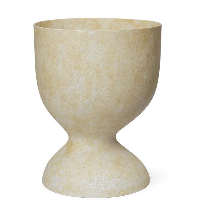Pot en fibres de verre blanc 45cm Evoke - Ferm living