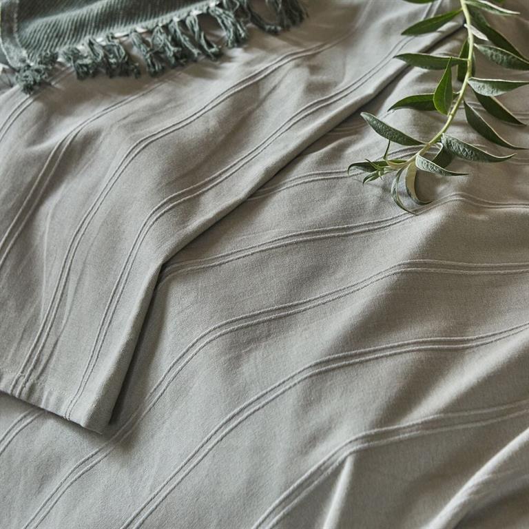 Couvre-lit tissé en coton 180x230cm - vert olivierBELCODENE