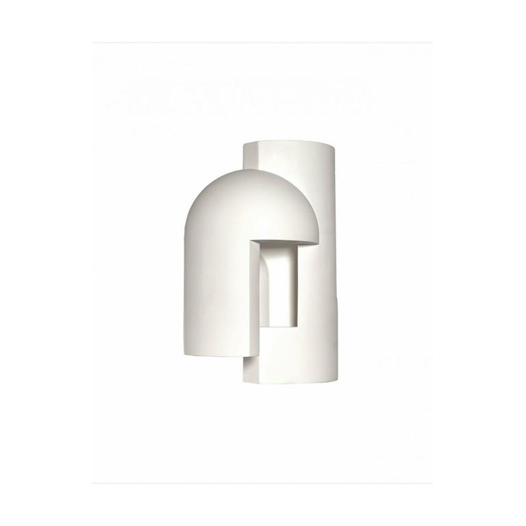 Applique d'extérieur en béton blanc 28 cm Soul story 1 - DCW Editions