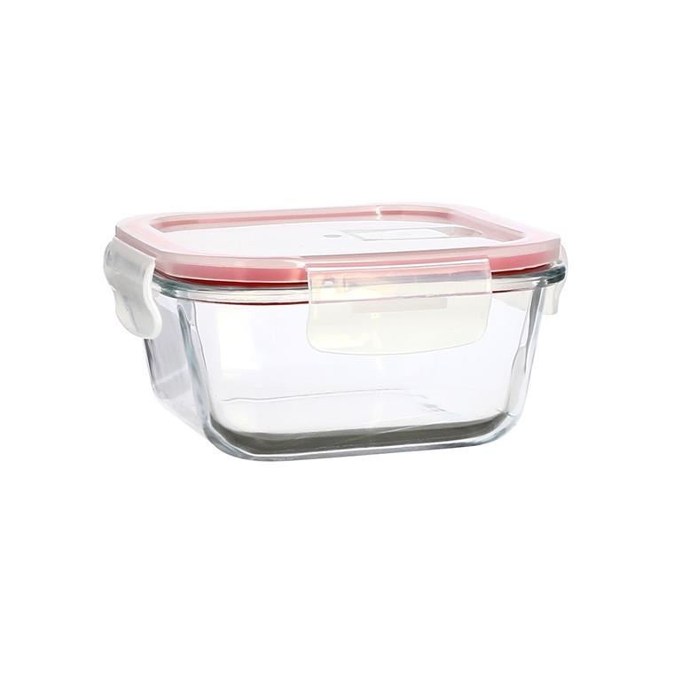 Boîte hermétique carré 500ml en verre