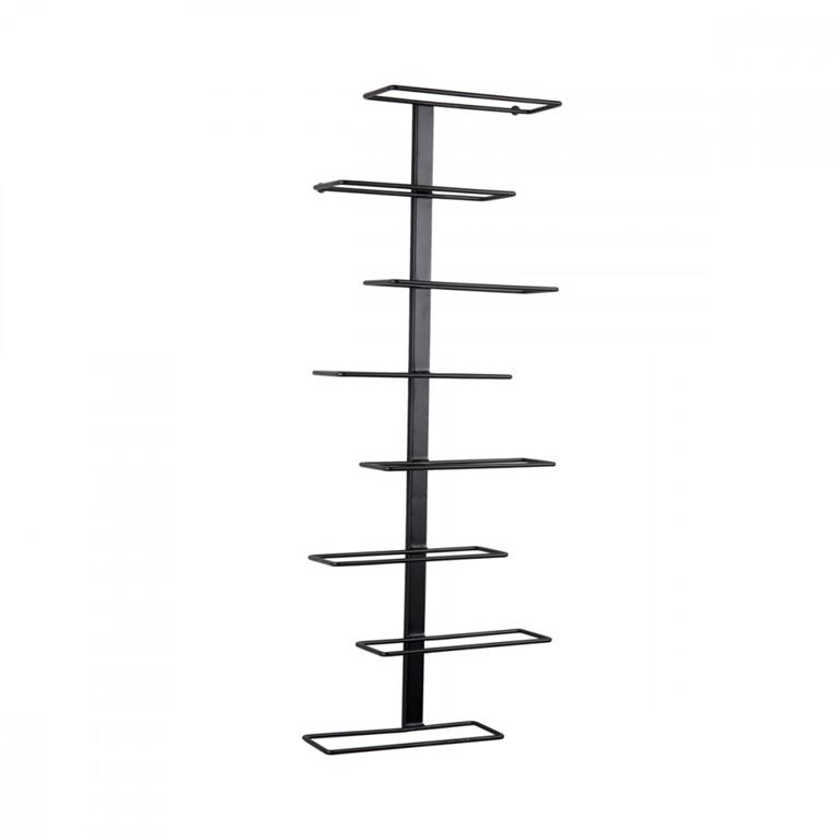 Casier à vin fer noir 32