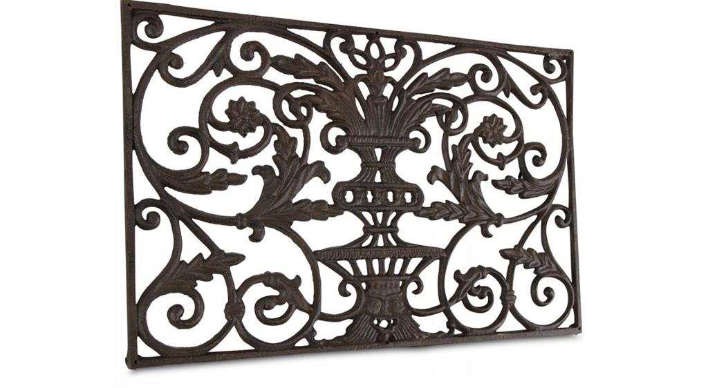 Paillasson rectangulaire fonte marron