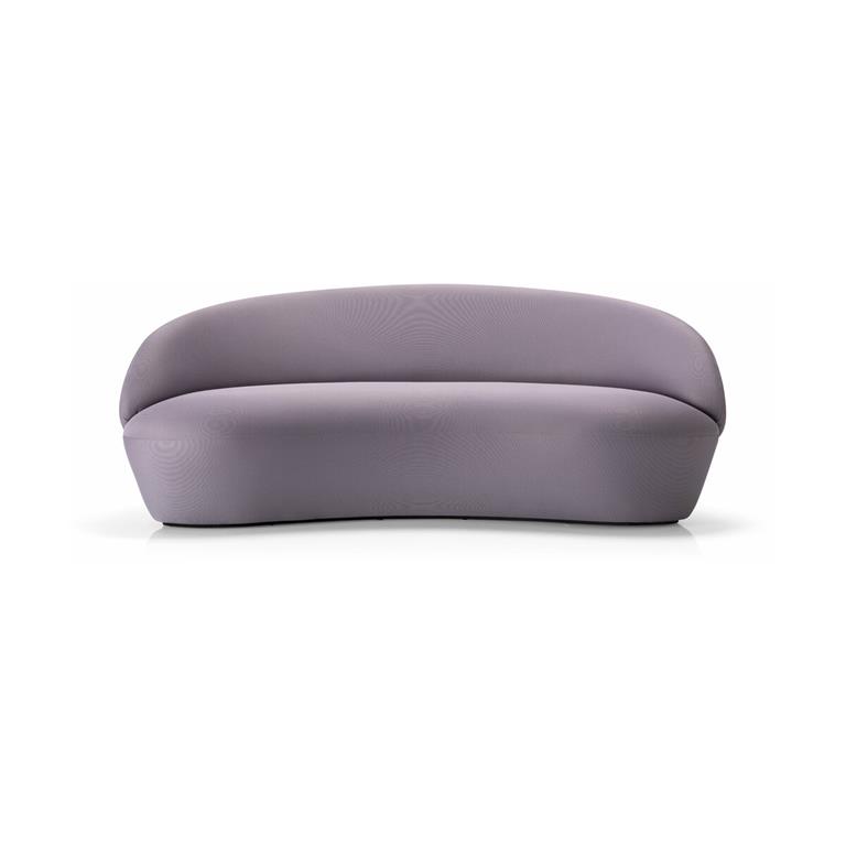 Canapé 3 places tissu lilas Naïve - Emko