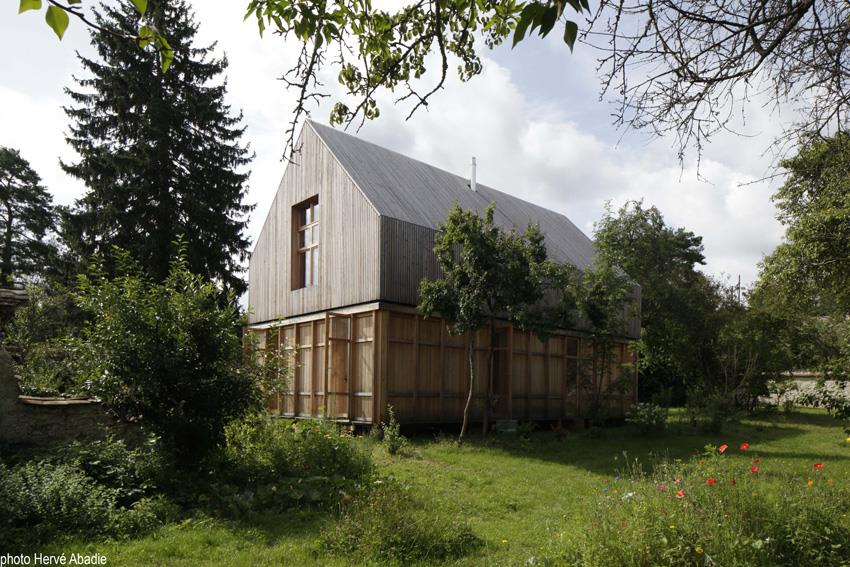 Maison vue de l'extérieure 