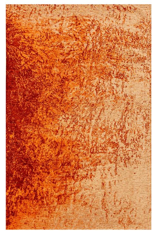 Tapis de salon moderne tissé plat orange 240x340 cm