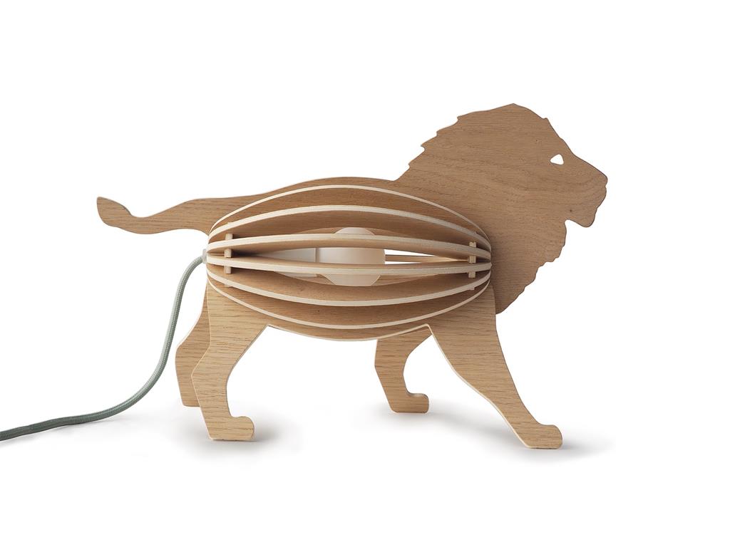 Lampe à poser lion