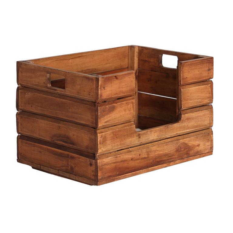 Lit pour animaux de compagnie en bois de mahogany marron 44x38x30 cm