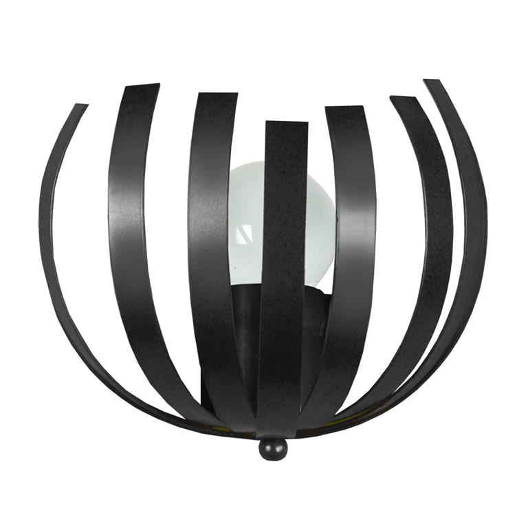 Applique métal noiré 25cm