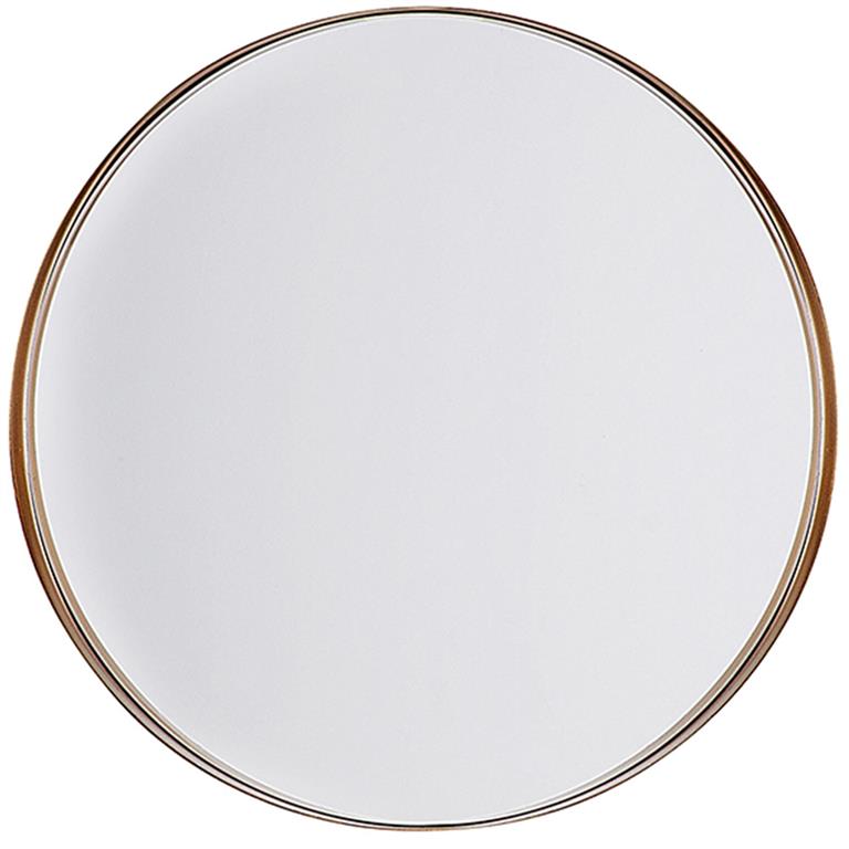 Miroir en métal cuivré 40x40