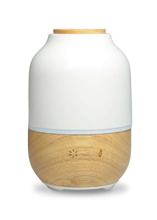 Diffuseur ultrasonique huile essentielle Zen arôme - ZENPURISIA - Beige - Ceramique - Taille 