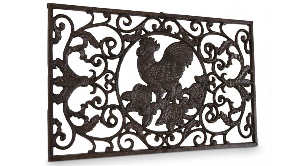 Paillasson rectangulaire fonte marron