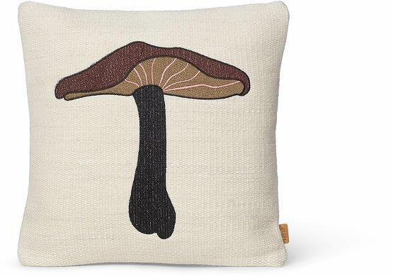 Coussin brodé champignon 40 x 40 cm Forest - Ferm Living