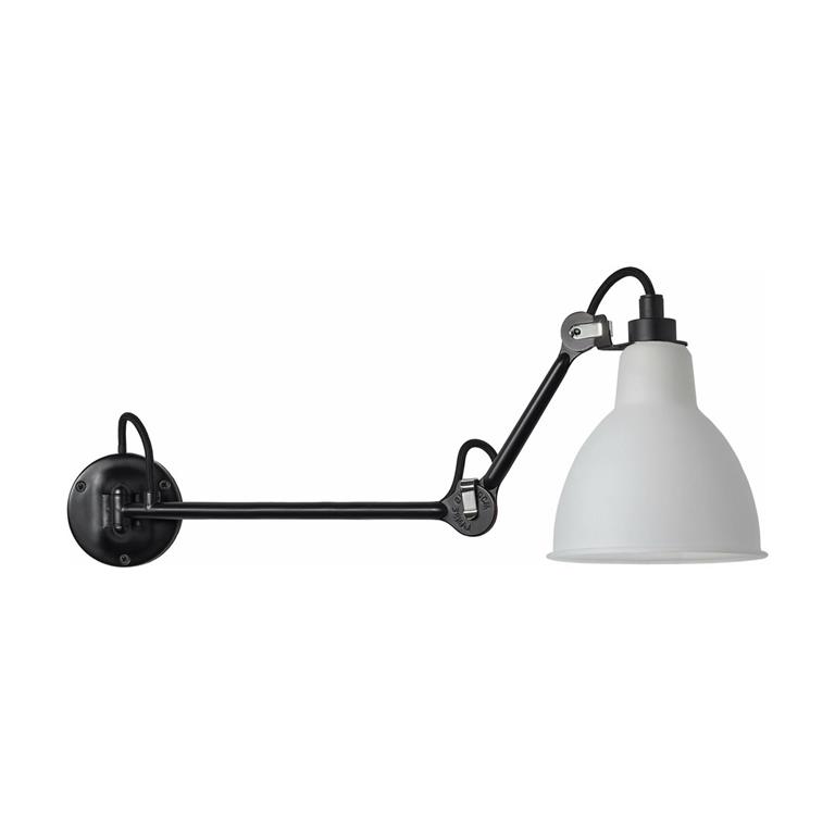 Applique murale avec interrupteur en acier blanc Gras 204 L40