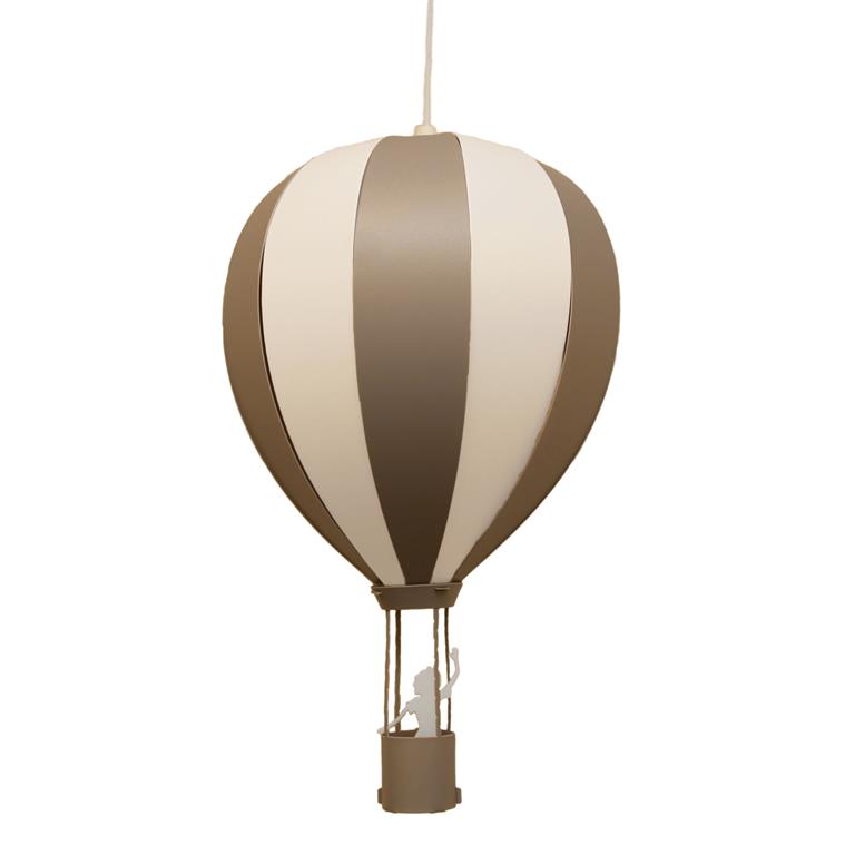 Suspension enfants Montgolfière Grise 46cm
