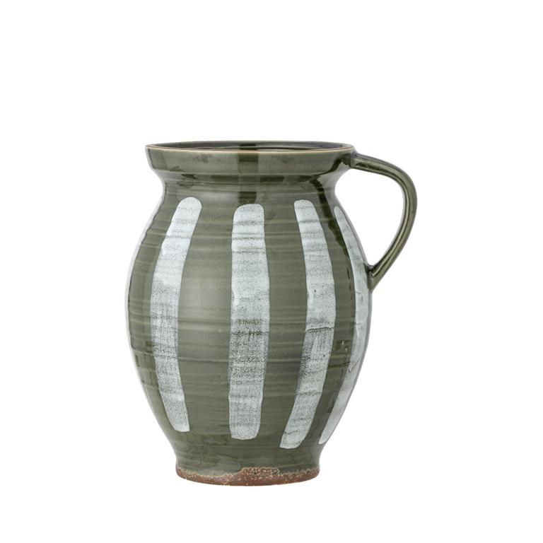 Vase en grès céramique H26 - Vert