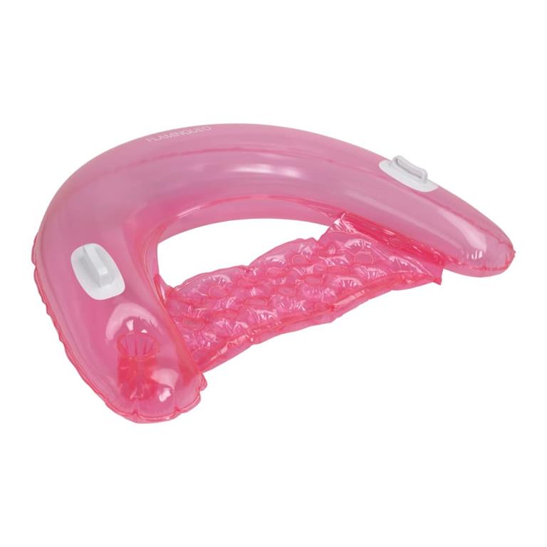 Bouée Piscine Chaise Flottante PVC Rose