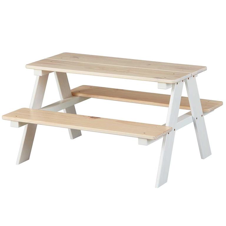 Table  avec bancs pour enfant